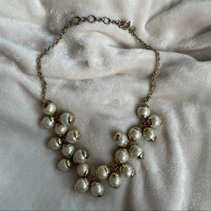 JCrew Gold & Pearl Necklace
